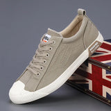 Men's Shoes In The Autumn Of 2025 New Trendy Shoes Men's Low Help Canvas Shoes Korean Version Of The Trend Of Leisure Shoes Breathable