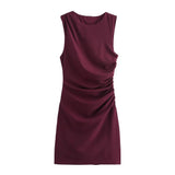 Women's Explosive Three-Color Knitted Wrinkle Decoration