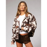 Style Camouflage Bumpy Denim 2025 Big Pocket Casual Jacket Jacket