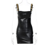 Zingj Women's INS Wind 2024 Autumn Winter One Word Collar Sexy Sling Strapless Hip Dress