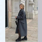 Women's Clothing Explosion In The Long Wind Coat Coat New Design