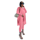 Two Piece Sets Women Summer Casual Loose Pullover Top And Pants Set Plus Clothing Matching Set