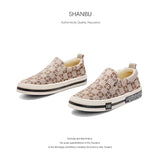 Flash-Step Autumn New Men's Shoes Fashion Casual Men's Canvas Shoes Comfortable Flat Slacker Men's
