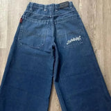 High Street Jeans Y2K Hip Hop Printed Cartoon Retro Loose Men