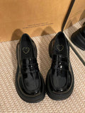 Style Small Leather Shoes Sweet Spring And Autumn High-End Thick Shoes Korean Version Of Jk Happy Shoes Fashion Single Shoes Women's
