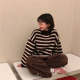 Grandma Striped SweaterOutfit