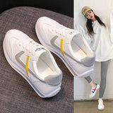 Zingj Summer New Soft Leather Shoes Women's Casual Shoes Sports Shoes Small White Shoes Korean Version Comfortable Flat Shoes