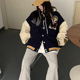 Cute Student Retro Jacket-Outfit