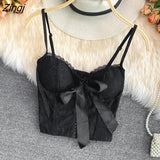 Camisole Women Sexy All-match Aesthetic Y2k Tops Casual Sleeveless Student Female Dating Party Vacation Summer Slim