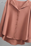 Spring Blusas Loose Women Tops and Blouses Solid Chiffon Blouse Women Long Sleeve Button Women Shirt Office Lady