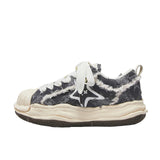 Shoes Destroy The Aesthetic Deconstruction Of Dissolved Shoes Retro To Make Old Youth Plate Shoes Trendy Men's Shoes Men's