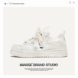 Shoes Plane Small Ticket Homemade Original National Tide Bread Shoes Men's Shoes Men's Shoes And Men's Shoes Trendy Shoes Small White