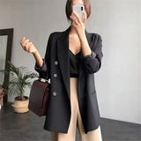 Zingj 2024 New Khaki Short Blazer Female Small Design Sense College Style Commuter