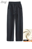 Loose Sweatpants 2023 Autumn Women Red Sport Pants High Waist Loose Trouser Female Fashion Streetwear Straight