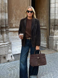 Autumn Fashion New Single-Dbutton Suit Jacket Women's