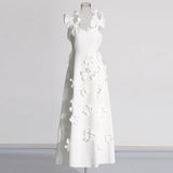 Temperament Famous Wind Dress Woman 2025 Spring New Fashion Wood Ear Splicing Design Sleeveless Dress