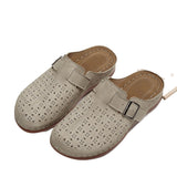 Slippers Women's New Baotou Metal Hollow Women's Shoes 43-Yard Wish In The Summer Of