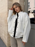 Lamb Velvet Jacket Multi-Color Optional Soft Fluffy Super Warm Autumn And Winter Fashion Sense Simple Match