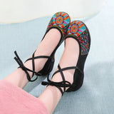 Zingj Lace Dance Shoes Beef Tendon Embroidered Summer Sandals Single Shoes