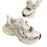 Surface Breathable High-End Old Dad Shoes Women's Casual Shoes Spring And Autumn Women's Shoes Single Shoes High