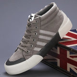 Autumn New Men's Shoes Trendy Shoes Men's High-Help Canvas Shoes Korean Version Of The Trend Of Leisure Shoes Breathable