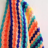 Autumn Casual Loose Multi-Color Hand Crochet