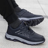 Leather Waterproof Mother Casual Shoes Soft Soles Of Anti-Slip Old Shoes Women Comfortable And Lightweight Middle-Aged Walking Shoes
