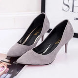 Women's High Heels Fashion Comfortable Solid Color Casual Light Office OL Ladies Large Size High