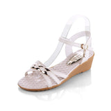 Women 2025 Summer New Korean Version Of The Heel Heel Women's Shoes Buckle Thick Bottom Flat Bottom Ladies