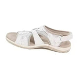 Sandals Summer Beach Shoes Women's Round Head Breathable Casual Sandals Large Flat Beach