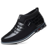 Zingj Middle Top Casual Men's Shoes Round Head Front Strap Men's Tooling Shoes Fashion Plus Size Shoes 46