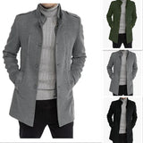New Hair, The Man's Coat, The Long Zipper Coat In The Long-Winded Coat And The Two Open