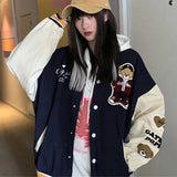 Cute Student Retro Jacket-Outfit