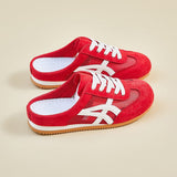 Version Of The First Half Slippers Women's Summer Wear 2025 New Mesh Breathable Bottom Casual Women's Shoes One-Legged