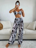 2025 New Swimsuit Sexy Bikini Trousers Three-Piece Split Lady Swimsuit