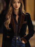 Female Decoration Suit Autumn Dress Fashion Collar Temperament Retro Coat