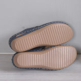 And Toe Slippers Women Women Slippers Car Sewing Thick Bottom Flowers Hollow Thick Background Word