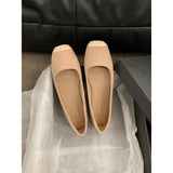 Flat-Soled Retro Single-Shoe Women's Shoes 2025 New Spring And Autumn And Winter Pedal Grandmother Shoes Small Fragrant Evening