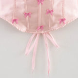 Spring And Summer New Fashion Sexy Bareback Pure Lust Style Design Fish Bone Bow