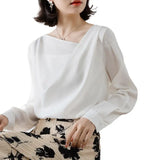 Temperament Commuter Long-Sleeved Shirt Woman In The Fall Of 2025 New Design Collared Collared