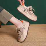 Summer Thin Mesh Shoes Women's Spring And Autumn New Catchable Loose Pastry Bottom Mesh Casual Board