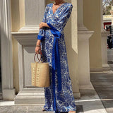 Women's Wear Women's Fashion Bohemian Dress Print Medium Long