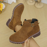 Lady Martin Boots 2025 Autumn And Winter New Rough And Velvet Noodles Loose Tight Martin