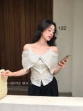 Xixi 2025 Summer New Korean Version Of Chic Temperament Short-Sleeved Simple Shirt Women's Top