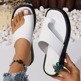 2025 Spring And Summer Large-Size New Sleeve Slope And Polyurethane Bottom Women's Cold