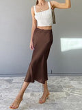 Zingj Summer Women's Condole Belt Inside The Back Wood Ear Fold Slim Crop