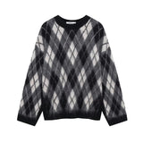 Women's Clothing 2025 Autumn And Winter New Street Round-Necked Ragged Knitted