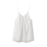 Women's Clothing Explosion Ponpony Hundtering Hem Sexy Bare Back V-Neckless Sling