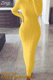 Women's Cable Knit Long Sweater Dress Crewneck Long Sleeve Solid Ribbed Bodycon Sweater Pullover Midi Jumper