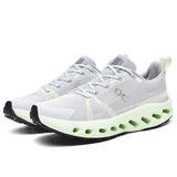 New Men's Ultra-Light Running Shoes Shock Absorbing Sneakers Men's Breathable Thick Bottom Flying Mesh Mesh Racing